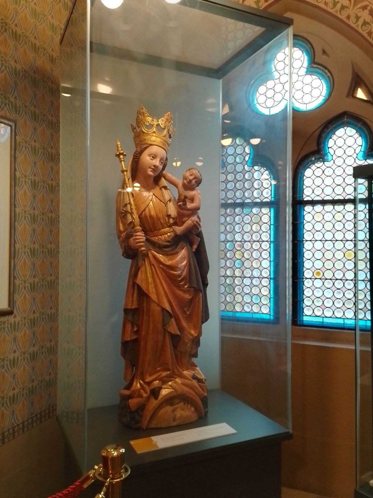 A középkori eredetű, de szépen restaurált Budavári Madonna (Fotó: Bodó Péter/pestbuda.hu) 07 madonna.jpg