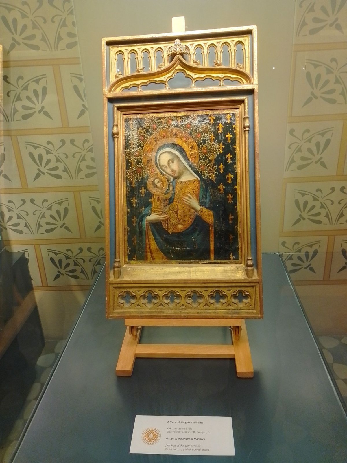 A Máriazelli kegykép XVIII. század első felében készült másolata (Fotó: Bodó Péter/pestbuda.hu) 10 zell.jpg