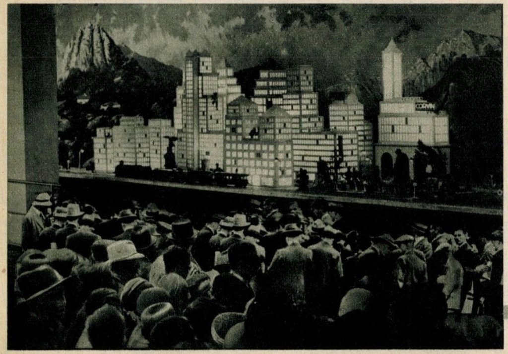 Az Utazás Játékországban című játékkiállítás egyik színpada (arcanum.hu/Tolnai Világlapja, 1937. december 8.) Tolnai világlappja1937.jpg