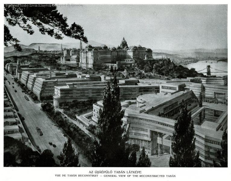 Vágó József terve 1936-ból az új Tabánról (Forrás: Fővárosi Szabó Ervin Könyvtár Budapest Gyűjtemény) 18_6cde7810-7426-431f-b1c7-c5d4f0efde63.jpg