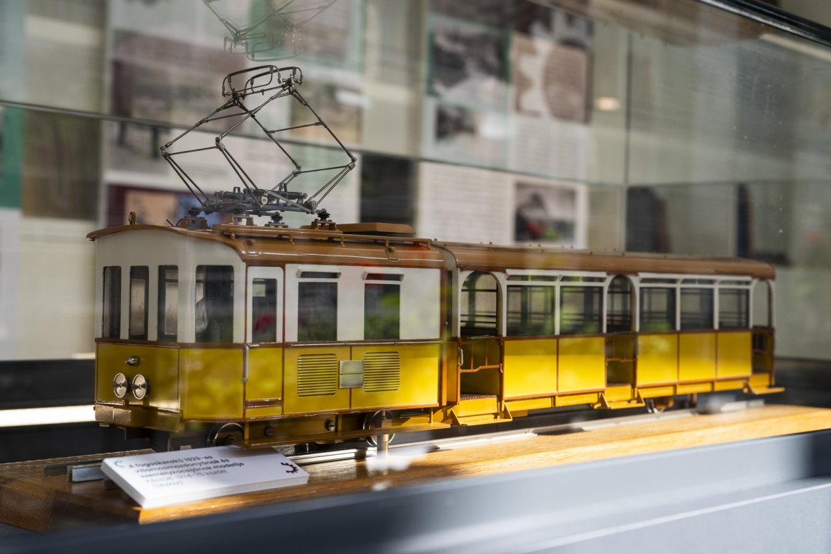 Az 1929 és 1973 között közlekedő egyik szerelvény modellje (Fotó: MMKM, Szikora Zsombor) ZSZ_5290.jpg