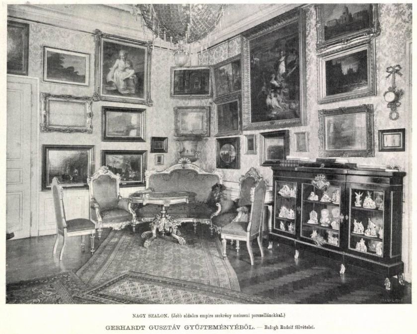 A Gerhardt-féle gyűjtemény részlete a Vámház körúti házból (Vasárnapi Ujság 1911/11. szám) VasarnapiUjsag_1911-1700455425__pages219-219-page-001.jpg